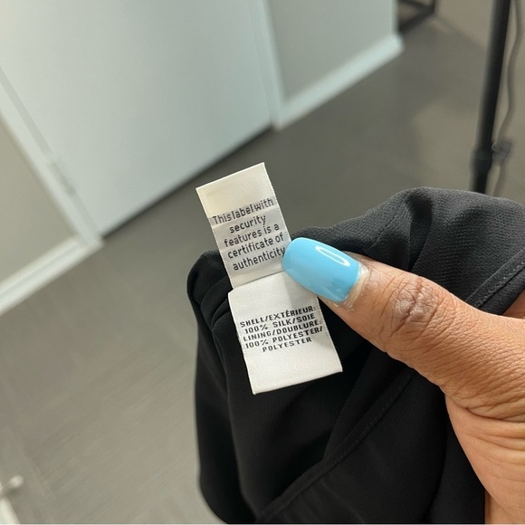 Diane Von Furstenberg Women 100% SILK Top Jessie Blouse Cut Out Strap Sleeveless - Picture 5 of 11